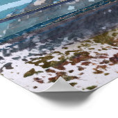 Humber Bridge Impressionistisch Landschap Poster (Hoek)