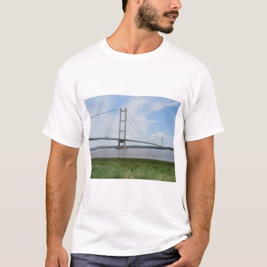 Humber Bridge T-Shirt voor mannen (Voorkant)