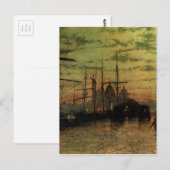 Humber Docks, Hull van John Atkinson Grimshaw Briefkaart (Voorkant / Achterkant)