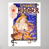 Humber Fietsen 1890  Adverteren Poster (Voorkant)