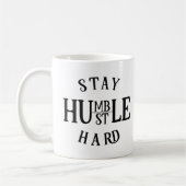 Humble Ad Minimalist Statement voor een geaard lev Koffiemok (Links)