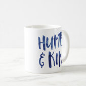 Humble and Kind Geometric Typography - GLS Koffiemok (Voorkant rechts)