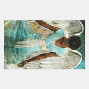 Humble Angel Rechthoekige Sticker