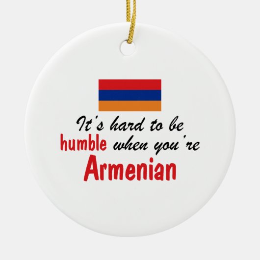 Humble Armenian Keramisch Ornament (Voorkant)