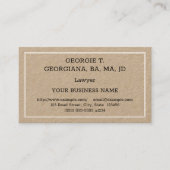 Humble, Basic Attorney Visitekaartje (Voorkant)