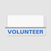 Humble, Basic "VOLUNTEER"-naamlabel Naamplaatje (Voorkant)