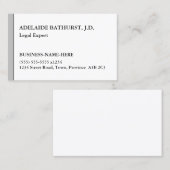 Humble, basis- en minimalistisch Visitekaartje (Voorkant / Achterkant)