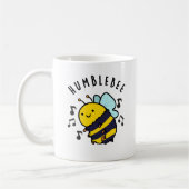 Humble Bee Funny Bumblebee Pun Koffiemok (Links)