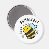 Humble Bee Funny Bumblebee Pun Magneet (Voorkant / Achterkant)
