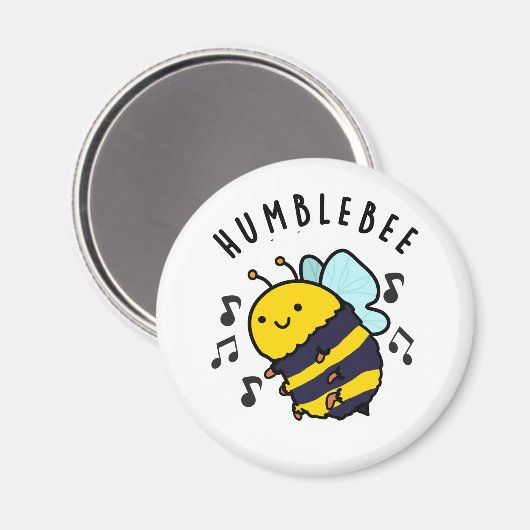Humble Bee Funny Bumblebee Pun Magneet (Voorkant / Achterkant)
