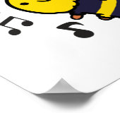 Humble Bee Funny Bumblebee Pun Poster (Hoek)