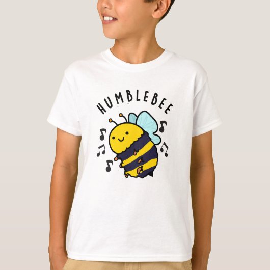 Humble Bee Funny Bumblebee Pun T-shirt (Voorkant)