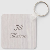 Humble Bees en Wildflowers Sleutelhanger (Achterkant)