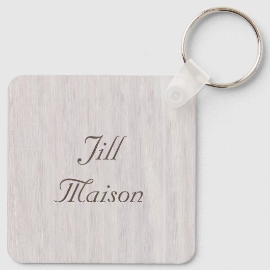 Humble Bees en Wildflowers Sleutelhanger (Achterkant)