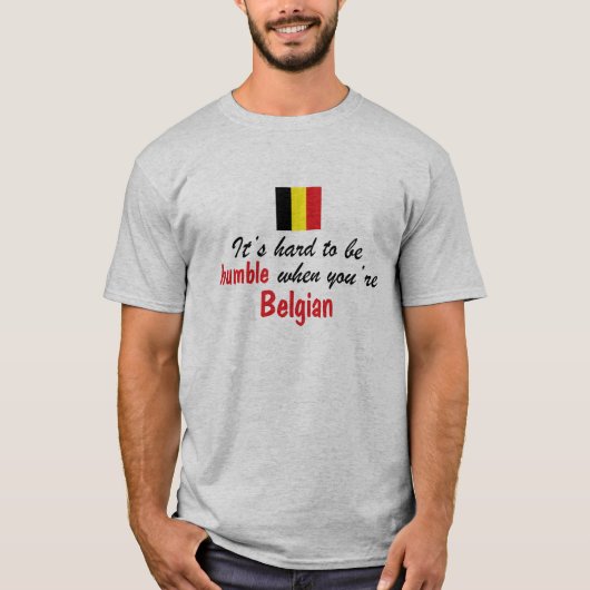 Humble Belgium T-shirt (Voorkant)