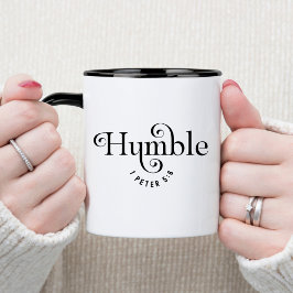 Humble Bible Verse Christelijke Koffie Mok