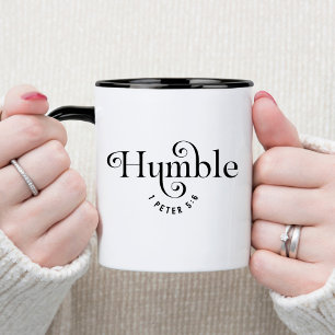 Humble Bible Verse Christelijke Koffie Mok