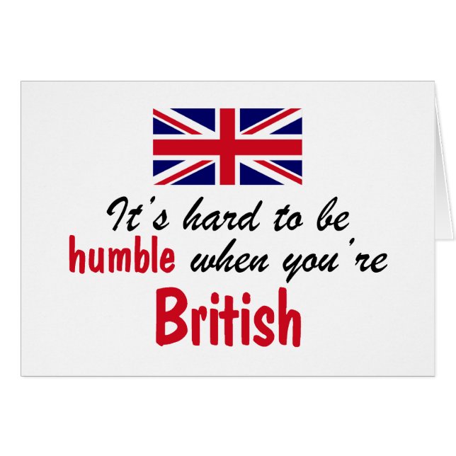 Humble British (Voorkant Horizontaal)