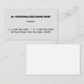 Humble, Conservative & Corporate Visitekaartje (Voorkant / Achterkant)