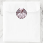 Humble Cowboy Ronde Sticker (Tas)