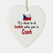 Humble Czech Keramisch Ornament (Rechts)