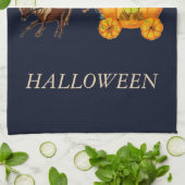 Humble & Happy Halloween Pumpkin Carriage Theedoek (Gevouwen)