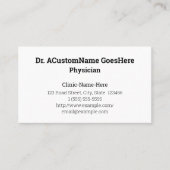 Humble Health Care Specialist Visitekaartje (Voorkant)