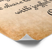 Humble Hearts Mealtime Prayer Poster (Hoek)