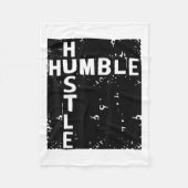 Humble Hustle Insrational Motivational Entrepreneu Fleece Deken (Voorkant)