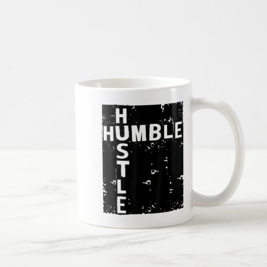 Humble Hustle Insrational Motivational Entrepreneu Koffiemok (Rechts)