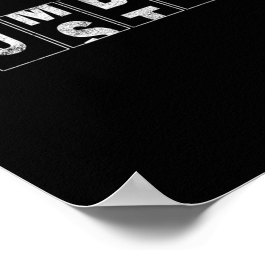 Humble Hustle Quote Cool Business Design Odometer  Poster (Hoek)