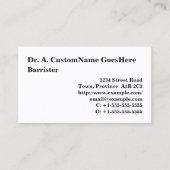 Humble Juridisch Professioneel Visitekaartje (Voorkant)