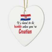 Humble Kroatisch Keramisch Ornament (Links)