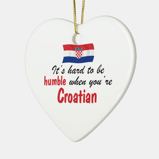 Humble Kroatisch Keramisch Ornament (Links)