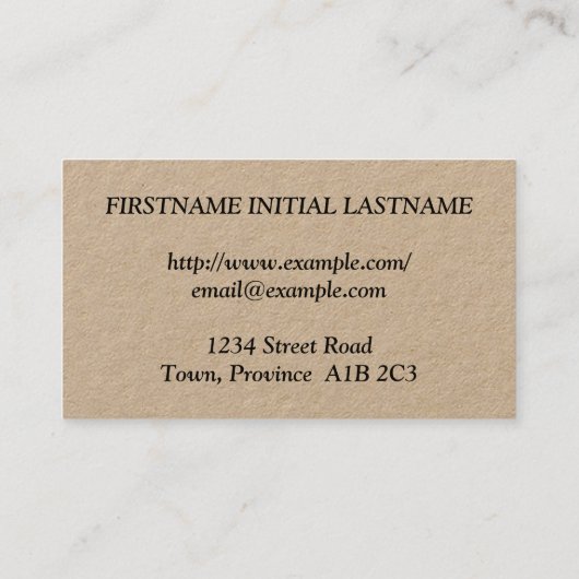 Humble Law Professional Visitekaartje (Achterkant)