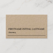 Humble Law Professional Visitekaartje (Voorkant)