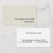 Humble Law Professional Visitekaartje (Voorkant / Achterkant)
