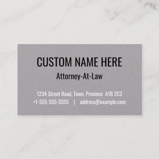 Humble, Legal Professional Visitekaartje (Voorkant)