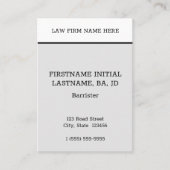 Humble, minimaal Visitekaartje (Voorkant)