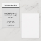 Humble, minimaal Visitekaartje (Voorkant / Achterkant)