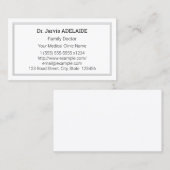 Humble & minimalistisch Visitekaartje (Voorkant / Achterkant)