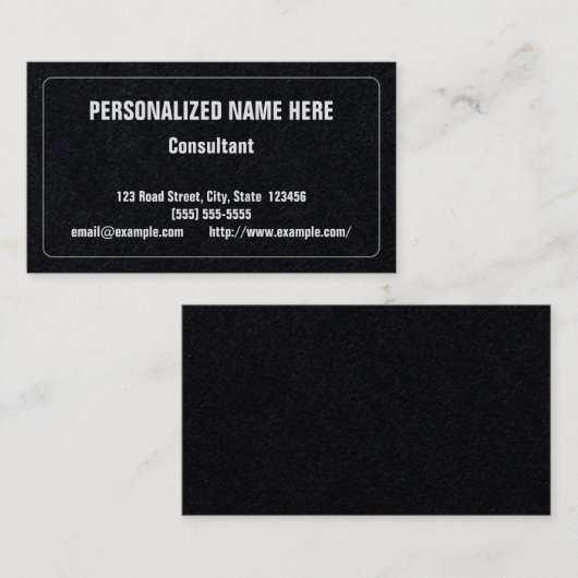 Humble, Professional Visitekaartje (Voorkant / Achterkant)