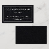 Humble Professional Visitekaartje (Voorkant / Achterkant)