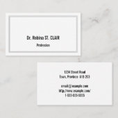 Humble Professional Visitekaartje (Voorkant / Achterkant)