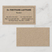 Humble Professional Visitekaartje (Voorkant / Achterkant)