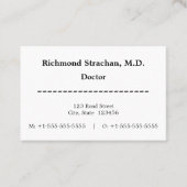 Humble, Professional Visitekaartje (Voorkant)