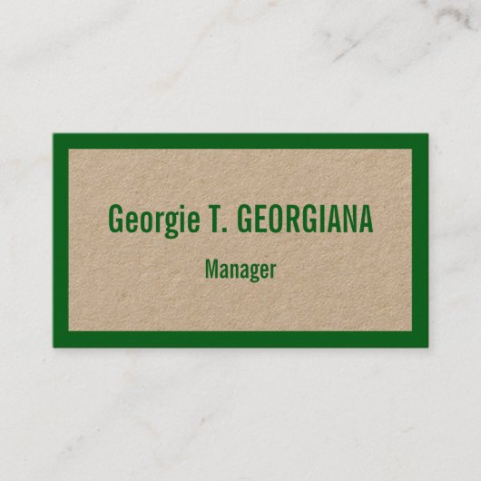 Humble Professional Visitekaartje (Voorkant)