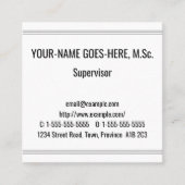 Humble Professional Visitekaartje (Voorkant)