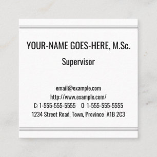 Humble Professional Visitekaartje