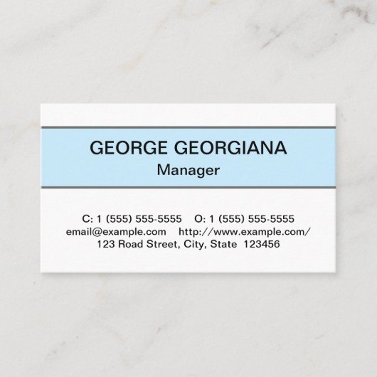 Humble Professional Visitekaartje (Voorkant)